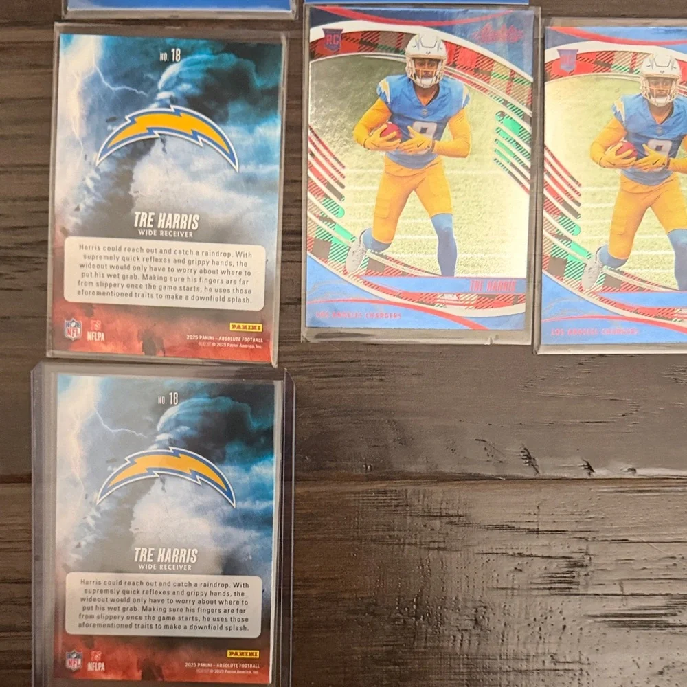 NFL Rookie 16 Card Lot — Blue & Yellow Chargers Panini Trading Cards Sportscards - Picture 8 of 11